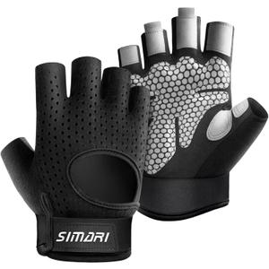 SIMARI Workout Gloves Men Women Weight Lifting Gym Exercise Cycling Full Palm Protection Breathable Gloves XL