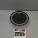 Microwave Food Cover with Mat 12 Inch, Mat as Bowl Holder, Cover for Splatter Guard, Collapsible Lid for Plate Dish, Multi-Purpose Silicone Mat & Kitchen Colander Gadget for Meal Prep,Charcoal