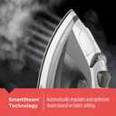 BLACK+DECKER Light N Easy Compact Steam Iron, IR1020S, Stainless Steel Soleplate, Spray Mist, Anti-Drip, Auto Shutoff