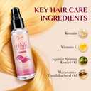 Pjordo Electric Spray Air Cushion Comb for Women, Retractable Hair Massage Brush for Thick, Fine & Curly Hair, Hair Oil Serum for Nourishing, Smoothing & Moisturizing, Relieve Hair Tangles & Dryness