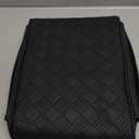 Car Armrest Cushion, 12.2"8.3" Leather Auto Memory Foam Center Console Pad with Storage Pocket, Waterproof & Anti-Scratch Elbow Pillow Armrest Seat Box Protector, Universal Fit (Black)