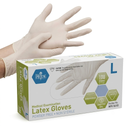 MED PRIDE Medical Exam Latex Gloves| 5 mil Thick, Large 10 Box of 100 Gloves Powder-Free, Mfg Date: 11/05/2024