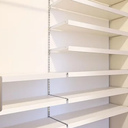 sandpaint 5Pcs Wooden Wire Rack Covers for Removable Closet Decoration, 24 x 12 Inch Wire Shelf Covers for Pantry, Office, Waterproof, Moisture-Resistant, Easy Install（White）