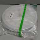 Yoobure 12" Silent Quartz Decorative Wall Clock Non-Ticking Digital Plastic Battery Operated Round Easy to Read Home/Office/School Black Clock