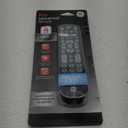 GE Backlit Universal Remote Control for Samsung, Vizio, LG, Sony, Sharp, Roku, Apple TV, RCA, Panasonic, Smart TV, Streaming Players, Blu-Ray, DVD, 4-Device, Black, 40081 Black, Backlit