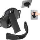Tablet Stand with Hand Strap Universal Tablet Hand Strap Holder 360 Degree Rotating Sticky Tablets Stand Loop Fastening Handle Grip with Adjustable Length for All 7-11" Tablets