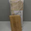 WOPITUES Wood Floating Shelves Set of 6, Shelves for Wall Decor, Farmhouse Shelf for Bedroom, Bathroom Storage Shelves, Book Shelves for Living Room - Rustic Brown (16.5 Inch)