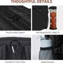 Women's Pickleball Bag with Ball Bag, Waterproof Pickle Ball Bag Tote Shoulder Bag