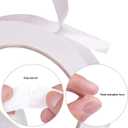 3 Rolls 1/2" Double Sided Tape Clear Double-Sided Adhesive Tape Removable for DIY Arts, Crafts, Scrapbook, Photos Display ect1/2-Inch x 30 Yards (12.7mm x 27.5m)