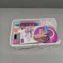 Amagoing Kids Nail Polish Set for Girls, Girls Nail Kit Ages 7-12 with Nail Dryer, Quick-Dry Nail Polish, Nail Art Pens, Cartoon Press on Nail, Makeup Bag, Spa Manicures Birthday Christmas Gift Toy