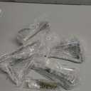 6 Inch Solid Metal Furniture Legs, Heavy Duty Silver Furniture Sofa Feet, DIY Replacement Couch Legs, Suitable for Sofas, Coffee Tables, Cabinets - with Rubber Floor Protectors (Set of 4)