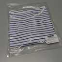 LilyCoco 3/4 Length Sleeve Womens Tops Boat Neck Striped Shirt Long Cotton Tshirts Blue Medium (M)