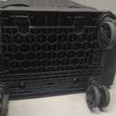 VH&GRED Women's Vintage Quilted Carry On Luggage with 360 Spinner Wheels, 18IN-5-Rounds