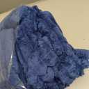 decorUhome Soft Fleece Navy Blue Throw Blanket for Couch, Cozy Fluffy Plush Flannel Striped Blanket for Sofa Bed, Lightweight Decorative Ribbed Fuzzy Blanket for Woman, 50x60 Inches