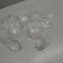 4 Pack Acrylic Qtip Holder Dispenser for Cotton Swabs, Balls, Pads, Floss Picks- Small Clear Plastic Canister Apothecary Jar Set, Bathroom Essentials Accessories Decor, Vanity Makeup Storage Organizer