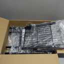 Over The Toilet Storage Rack, 3-Tier Metal Bathroom Organizer with Hooks, Over The Toilet Storage Cabinet, Space Saver Shelf for Bathroom, White, 23.6" x 13.0" x 63.4"