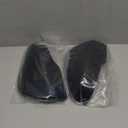 Door Rear View Mirror Cover Compatible with Subaru Forester 2019-2024 with Turn Signal/Crosstrek XV 2018-2023, ABS Side Door Rearview Mirror Cover Protective Trim Cap (Bright Black)