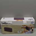 bella 2 Slice Slim Toaster, Fits-anywhere Kitchenware, 6 Setting Shade Control with Reheat & Cancel Buttons, Fits sourdough, 10 Long Slot, Anti Jam & Auto Shutoff, 900 Watt, Plum