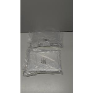 HBlife 4 Pack Closet Organizers and Storage, Clear Shelf Dividers, Vertical Purse Organizer for Closet Perfect for Sweater, Shirts, Handbags in Bedroom and Kitchen, Acrylic Bookshelf for Organization