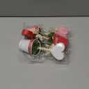 Fangoo 3Pcs Valentines Day Wooden Heart Potted Table Decoration Sign Pink Red White Heart Shaped Rustic Tiered Tray Decor Tabletop Centerpiece Wedding Valentines Day Home Gifts Parties