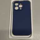 Miracase Designed for iPhone 14 Pro Case with Screen Protector, [Upgraded Camera Protection], Shockproof Liquid Silicone Rubber Phone Case Cover for 14 Pro 6.1 Inch, Glass Blue