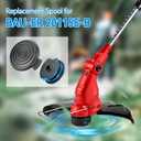 20115E-B 0.065" Dual Line Replacement String Trimmer Line Spool Compatible with Harbor Freight 20115E-B Bauer Corded 5.5 Amp 15 Inch String Trimmer, 27ft (4 Spool+1 Cap)