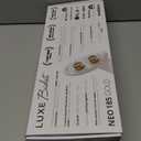 LUXE Bidet NEO 185 - Dual Nozzle, Self-Cleaning, Non-Electric Bidet Attachment for Toilet Seat, Adjustable Water Pressure, Rear & Feminine Wash (Gold)