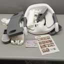 Potty Training Seat, SKYROKU Upgrade Toddler Toilet Seat for Kids Boys Girls, 2 in 1 Potty Training Toilet, Splash Guard AntiSlip Pad Step Stool,New SectorShape Stabilized Base (8899+Grey)