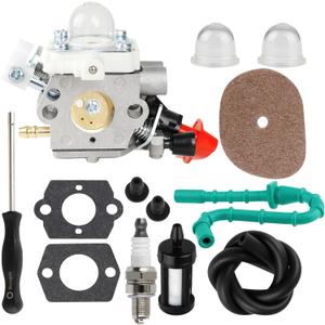 C1M-S267A Carburetor for Stihl FS56RC Weed Eater FS70R FS40C FS50 KM56RC FS56 FS56C FS56R FC56 FS70C FS70RC HT56RC FS 56RC Trimmer Parts 4144 120 0608 Plastic Throttle Cable Carb.
