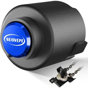 Trailer Lock Fits 2 Inch Couplers, Secures Safety Chains Anti-Theft Ball Hitch Lock, Pry-Resistant & Heavy-Duty Trailer Hitch Locks for RV | Boat | ATV | Utility Trailer (Blue)