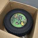 15x6.00-6 Tire and Wheel Assembly (2 Pack),Replacement Riding Lawn Mower Front Tires - With 3" Centered Hub and 3/4" Bushings (Extra 5/8" Bushings)