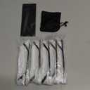 Blue Light Blocking Reading Glasses for Men, Half Frame Metal Readers Spring Hinge Eyeglasses Anti Eyestrain/Glare/UV (5 Pack Mix Color)