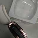 Mini Straightener,Mini Hair Straightener for Women,New Rechargeable Wireless Portable Hair Straightener Brush,Rapid-Heat with Three Temperature Controls,Heat-Resistant Shell Travel Comb (White)