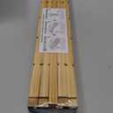 SpaceAid Bamboo Drawer Dividers with Inserts and Labels, Kitchen Adjustable Drawer Organizers, Expandable Organization for Home, Office, Dressers, 4 Dividers with 9 Inserts (17"-22" Natural)