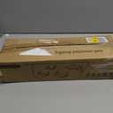 BAYKA Wall Shelves for Bedroom Decor, Floating Wall Shelf for Living Room Kitchen Storage, Mounted Rustic Wood Shelves for Kids Books, Christmas Decorations for Room(White and GoldSet of 4)