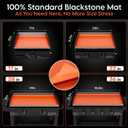 Silicone Griddle Mat for Blackstone Griddle 17 Inch - Food Grade Silicone Griddle Cover for Blackstone Flat Top Grill, 17" Thickened Buddy Mat Grilling Accessory for Black Stone Protection