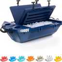 CUDDY Floating Cooler and Dry Storage Vessel for Land & Water 40QT Great for River, Beach, Kayak, Pool, & Lake - Multiple Color Options