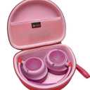 XANAD Hard Case for JBL Junior 470NC or JBL JR 470 NC/JR 460 NC/Junior JR 320BT Kids Headphone, Pink