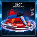 Garvee Kids Electric Bumper Car, 360°Spin Ride On Toy, Music, Horn