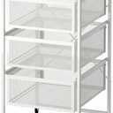 LENNART Drawer Unit, White Metal, 1 Drawer, 33 cm Depth, 5 kg Max. Load