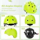 Kids Bike Helmet,Adjustableoddler Skateboard Helmets for 3-5-8-14 Years Kids Girls Boys Youth Bicycle Helmet for Scooter Balance Bike Rollerskating Skateboard