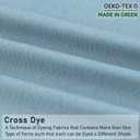 Ruvanti Cloth Napkins Set of 12, 18x18 Inch Napkin Cloth Washable, Soft & Durable, Poly Cotton Dinner Napkins for Parties, Thanksgiving & Weddings - Baby Blue