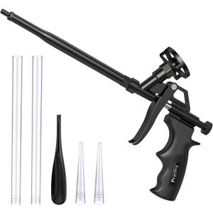 Foam Gun, Preciva Professional Foaming Gun Heavy Duty PU Expanding Foam Gun Spray Application Applicator