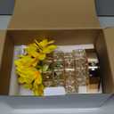 Sunflowers Flower Lamp, Rechargeable Cordless Touch Table Lamp,3-Colour Infinitely Dimming Small Night Light, Festival Restaurant Bedroom Bar Coffee Shop Birthday Gifts for Women Mom