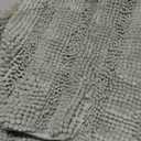 FRESHMINT Chenille Bathroom Rugs Mat 24"x17", Non-Slip Bath Mat for Bathroom Floor & Bathtub, Washable Soft Shower Shag Bath Rugs, Fluffy Thick Water Absorbent Microfiber Shower Mat, Sage Green