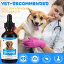 Collagen for Dogs - Skin and Coat Supplement for Dog, Dog Liquid Collagen, Collagens Supplement for Dogs - Collagens with Biotin, MSM & Ginger - 2 fl oz