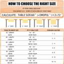 Linen Halloween Table Runner 72 Inches Long, Halloween Home Kitchen Dining Room Table Decor, Christmas Xmas Winter Holiday Decorations and Supplies for Home