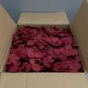 Coferset 50pcs Burgundy Artificial Roses Flowers in Bulk,Velvet Fake Rose with Long Stem Realistic Artificial Roses for Wedding Bouquets, DIY Centerpieces, Romantic Home & Party Decorations