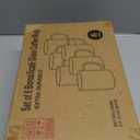 Le'raze Set of 6 Ultra Durable Sleek Glass Irish Coffee Mugs with Handle, Clear Borosilicate Glass Teacups, Mugs for Cappuccino, Latte, Tea Cups, Espresso, Hot Beverage, Dishwasher & Microwave Safe