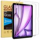 SPARIN Screen Protector for iPad Air 13 Inch M3 2025 & M2 2024 (7th/6th Generation) & iPad Pro 13 Inch M5/M4 8th/7th Gen, Case Friendly/2 Pack Tempered Glass, Support Apple Pencil